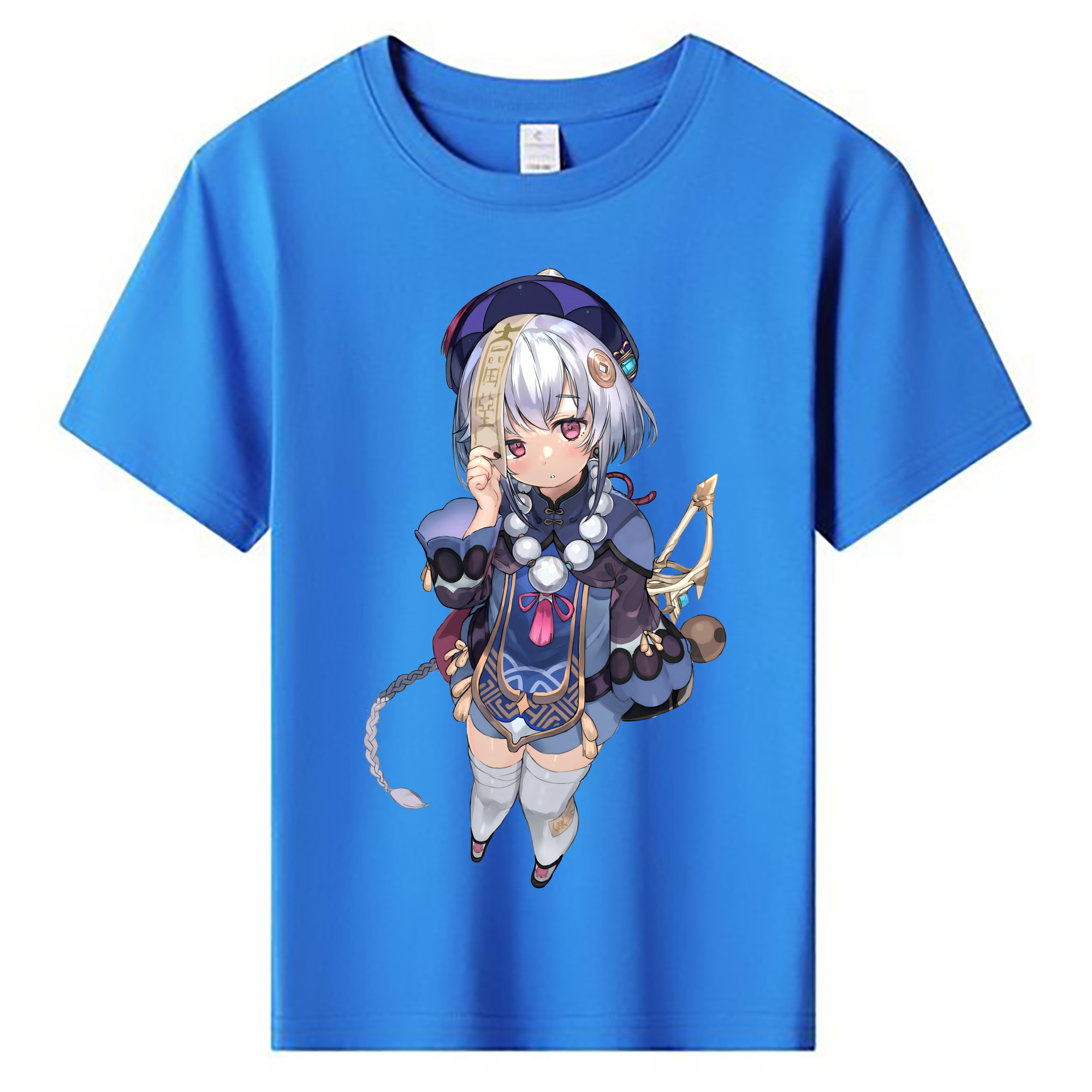 げんし神 七七 なな  genshin Nana 綿100％キッズTシャツ（フロントプリント）